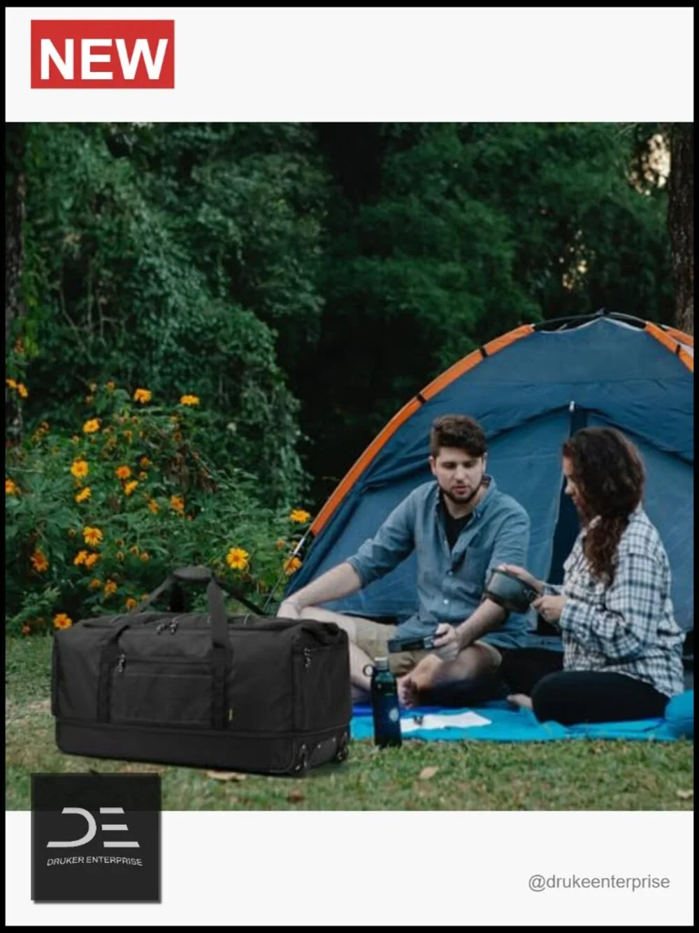 Collapsible Wheeled Duffle Bag 130-170L Expandable Travel Duffel Heavy Duty